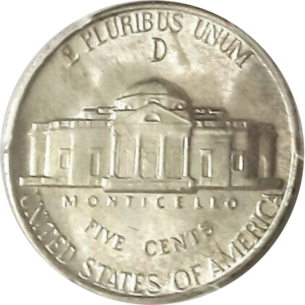 1943-D-5c-Jefferson-Nickel-Wartime-Silver